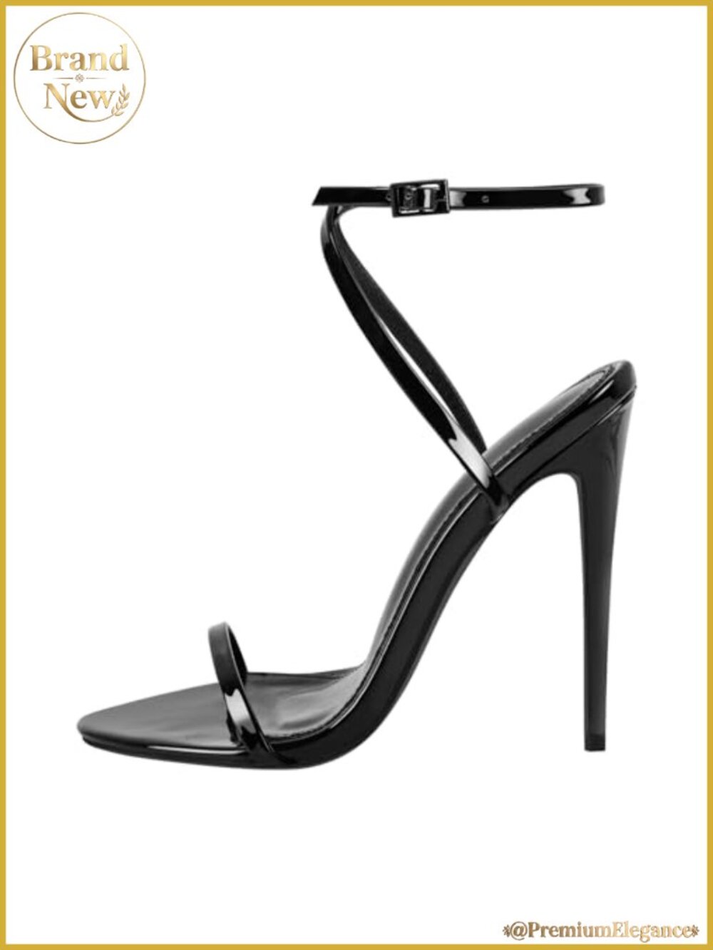 Strappy High Stiletto Heels Womens Ankle Strap Buckle Open Toe Sandals Party